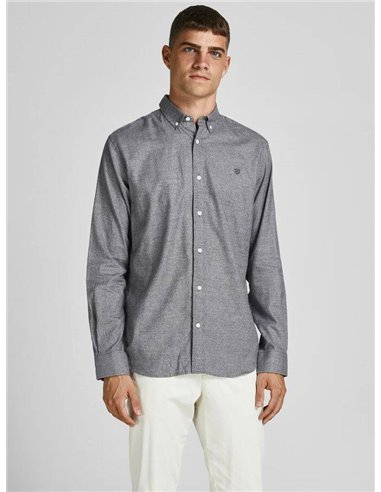 CAMISA SARGA JPRBLAPERFECT Grey Melange/Gris