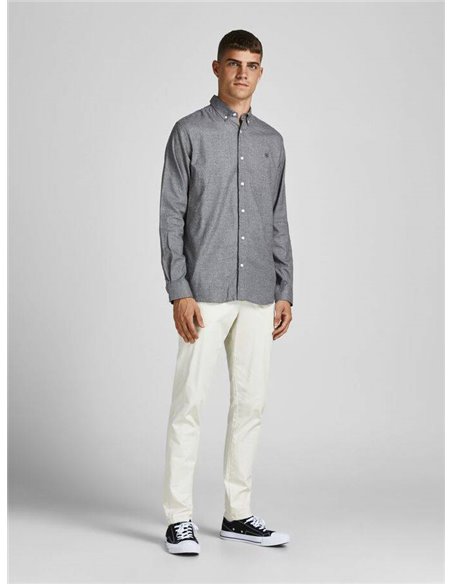 CAMISA SARGA JPRBLAPERFECT Grey Melange/Gris