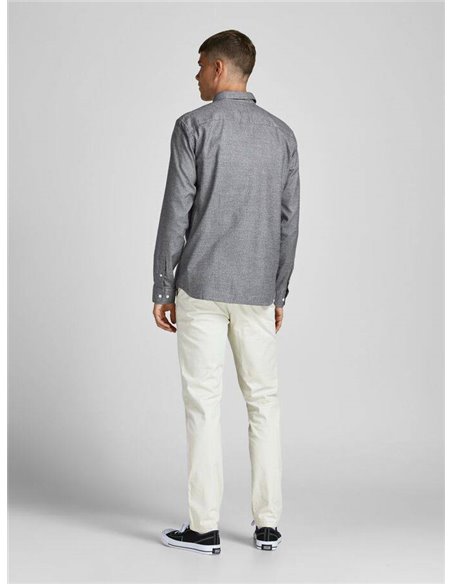 CAMISA SARGA JPRBLAPERFECT Grey Melange/Gris