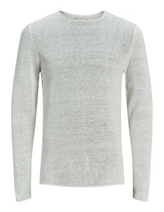 JERSEY DE PUNTO A BASE DE LINO JJELINEN Blanc de Blanc/Blanco