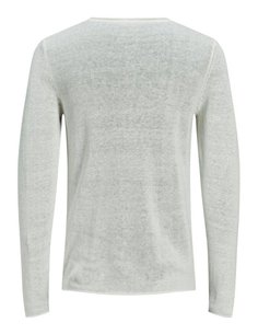 JERSEY DE PUNTO A BASE DE LINO JJELINEN Blanc de Blanc/Blanco 2