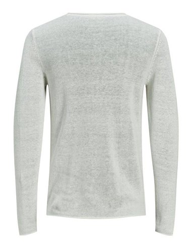 JERSEY DE PUNTO A BASE DE LINO JJELINEN Blanc de Blanc/Blanco