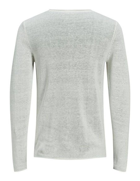 JERSEY DE PUNTO A BASE DE LINO JJELINEN Blanc de Blanc/Blanco