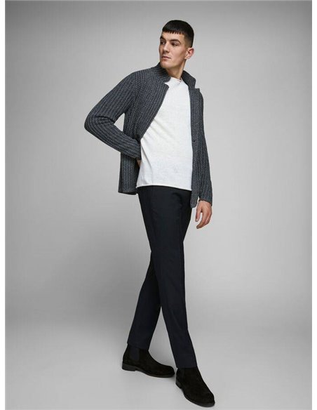 JERSEY DE PUNTO A BASE DE LINO JJELINEN Blanc de Blanc/Blanco