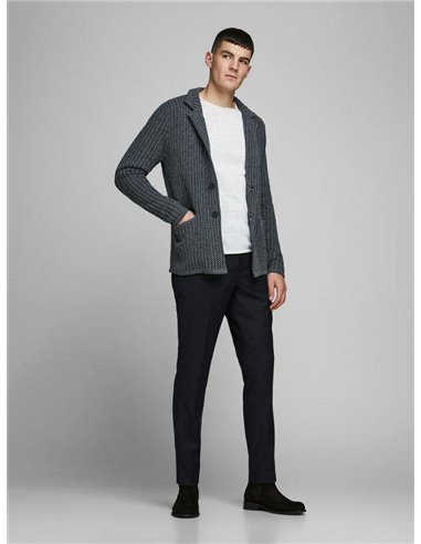 JERSEY DE PUNTO A BASE DE LINO JJELINEN Blanc de Blanc/Blanco