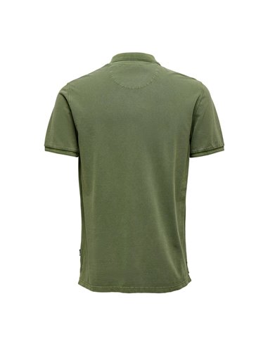 POLO JASPEADO ONSTRAVIS Rifle Green/Verde
