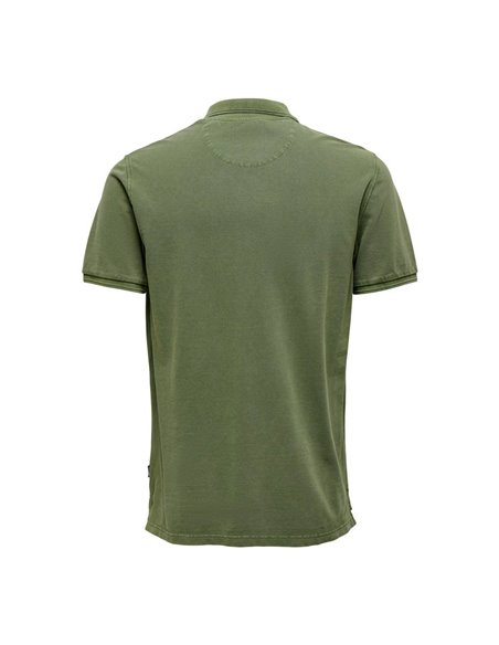 POLO JASPEADO ONSTRAVIS Rifle Green/Verde