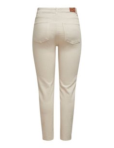 PANTALÓN DE TALLE ALTO onlEMILY Ecru/Beige 2