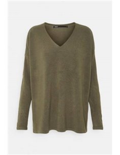 JERSEY CUELLO PICO onlAMALIA Slate Green/Kaki