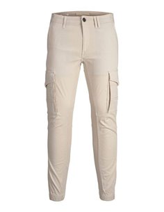 PANTALÓN CARGO JPSTPAUL Moonbeam/Beige