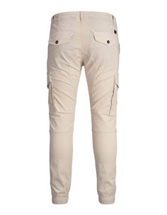 PANTALÓN CARGO JPSTPAUL Moonbeam/Beige 2