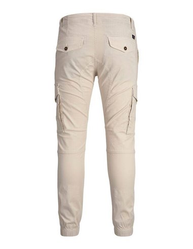 PANTALÓN CARGO JPSTPAUL Moonbeam/Beige