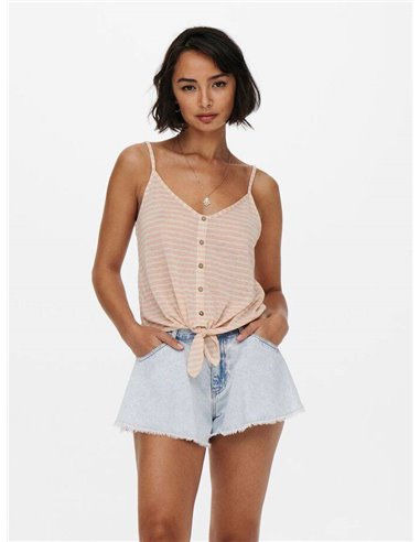 TOP NUDO onlCANNES Peach Melba/Coral