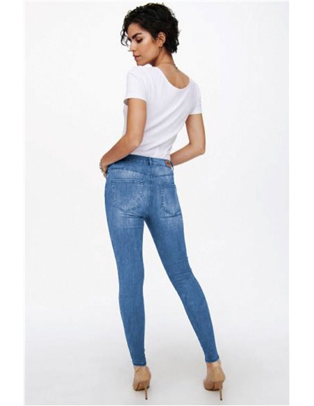 VAQUEROS SKINNY onlANA Medium Blue/Azul Medio