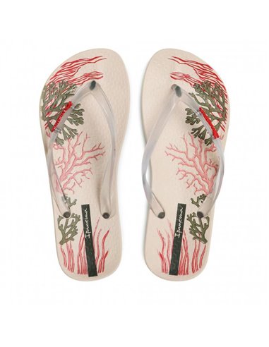 IPANEMA ANAT. GLOSSY FEM BEIGE/CLEAR/GREEN
