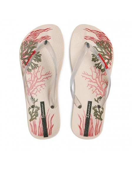 IPANEMA ANAT. GLOSSY FEM BEIGE/CLEAR/GREEN