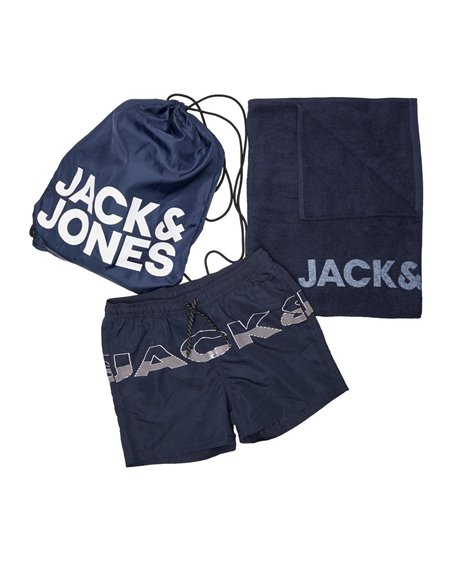 Conjunto playa bañador/toalla/bolsa Marino Jack & Jones