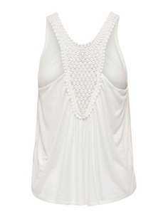 TOP SIN MANGAS JDYEDDIE Cloud Dancer/Blanco 2