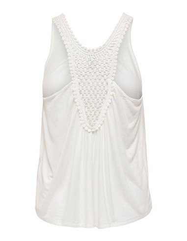 TOP SIN MANGAS JDYEDDIE Cloud Dancer/Blanco