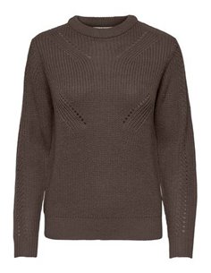 JERSEY DE PUNTO JDYLENETTE Chocolate/Marrón