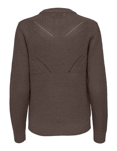 JERSEY DE PUNTO JDYLENETTE Chocolate/Marrón