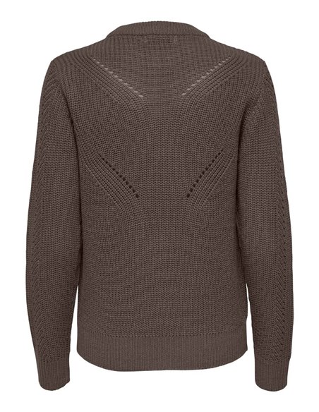 JERSEY DE PUNTO JDYLENETTE Chocolate/Marrón