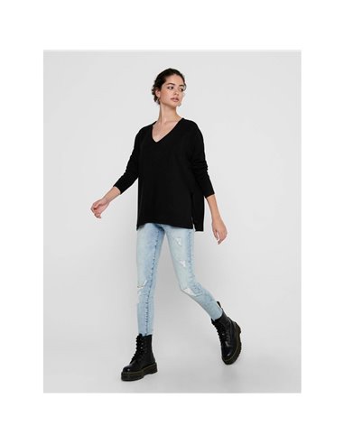 JERSEY DE PUNTO onlAMALIA Black/Negro