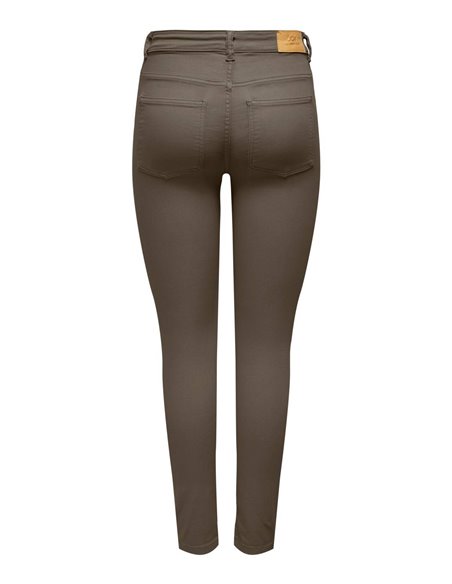 PANTALÓN SKINNY JDYLARA Walnut/Tostado