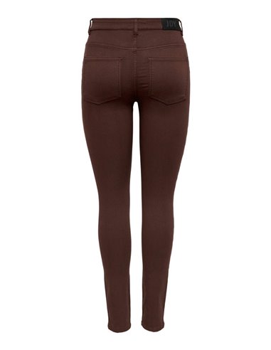 PANTALÓN SKINNY JDYLARA Brown Stone/Marrón