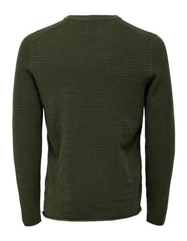 JERSEY DE PUNTO ONSNIGUEL Olive/Verde
