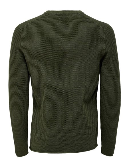 JERSEY DE PUNTO ONSNIGUEL Olive/Verde