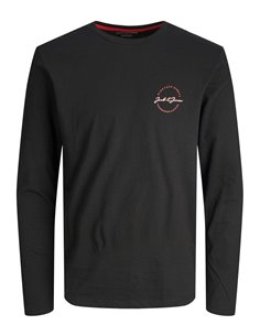 CAMISETA NIÑO JJSTAMP Black/Negro
