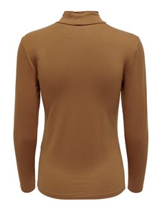 CAMISETA DE CUELLO ALTO  JDYSANDY Chipmunk/Marrón 2