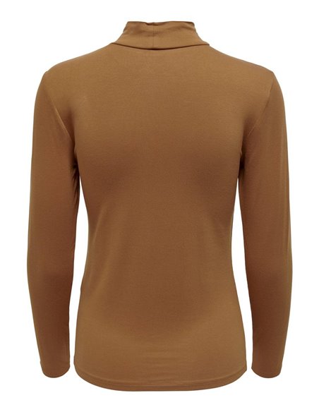 CAMISETA DE CUELLO ALTO  JDYSANDY Chipmunk/Marrón