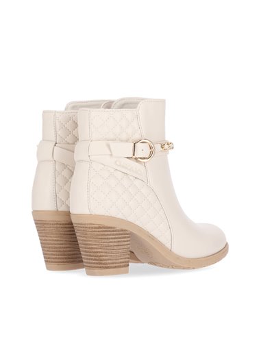 BOTIN TACÓN KURAZO 27 CHIKA10 Beige/Beige