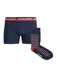 CAJA DE BÓXER Y 2 PARES DE CALCETINES JACMAZON Navy Blazer/Marino