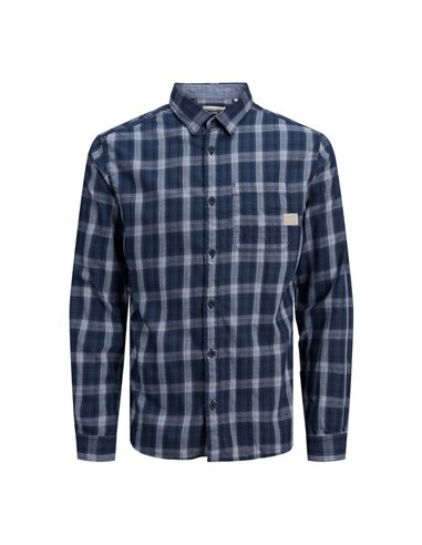 CAMISA DE CUADROS JCOSPORTY OWEN Orion Blue/Azul