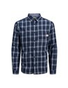 CAMISA DE CUADROS JCOSPORTY OWEN Orion Blue/Azul