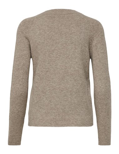 JERSEY DE PUNTO onlRICA Beige/Beige