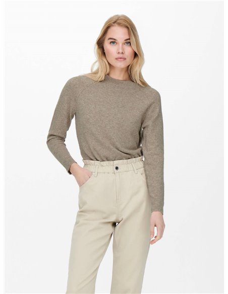 JERSEY DE PUNTO onlRICA Beige/Beige