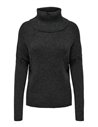 JERSEY DE CUELLO ESBOCADO onlKATIA Dark Grey/Gris