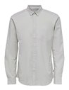 CAMISA ONSALVARO OXFORD Silver Lining/Gris