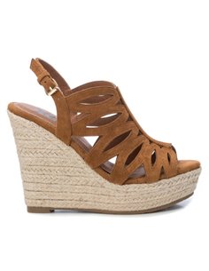 SANDALIA CUÑA CAMEL 44039