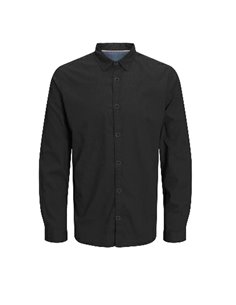 CAMISA JJETWILL SOLID Black/Negro