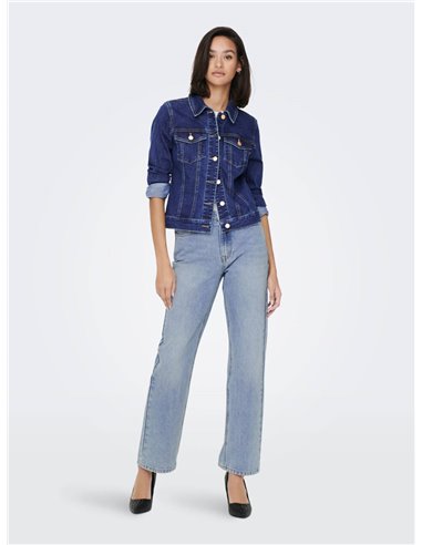 CAZADORA DENIM JDYREMI Dark Blue/Azul Oscuro