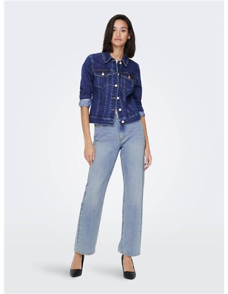 CAZADORA DENIM JDYREMI Dark Blue/Azul Oscuro