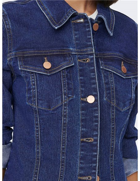 CAZADORA DENIM JDYREMI Dark Blue/Azul Oscuro