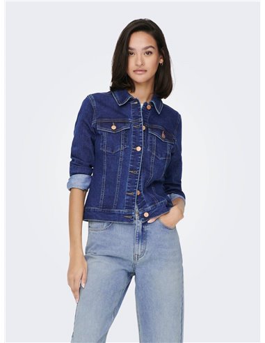 CAZADORA DENIM JDYREMI Dark Blue/Azul Oscuro