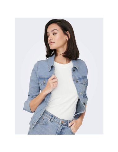 CAZADORA DENIM JDYREMI Light Blue/Azul Claro
