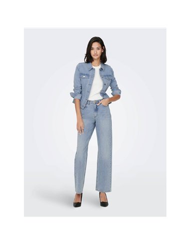 CAZADORA DENIM JDYREMI Light Blue/Azul Claro